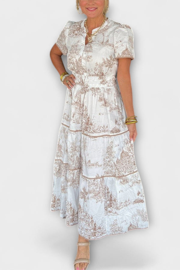 Eliza - Abito Maxi in Toile Senza Tempo