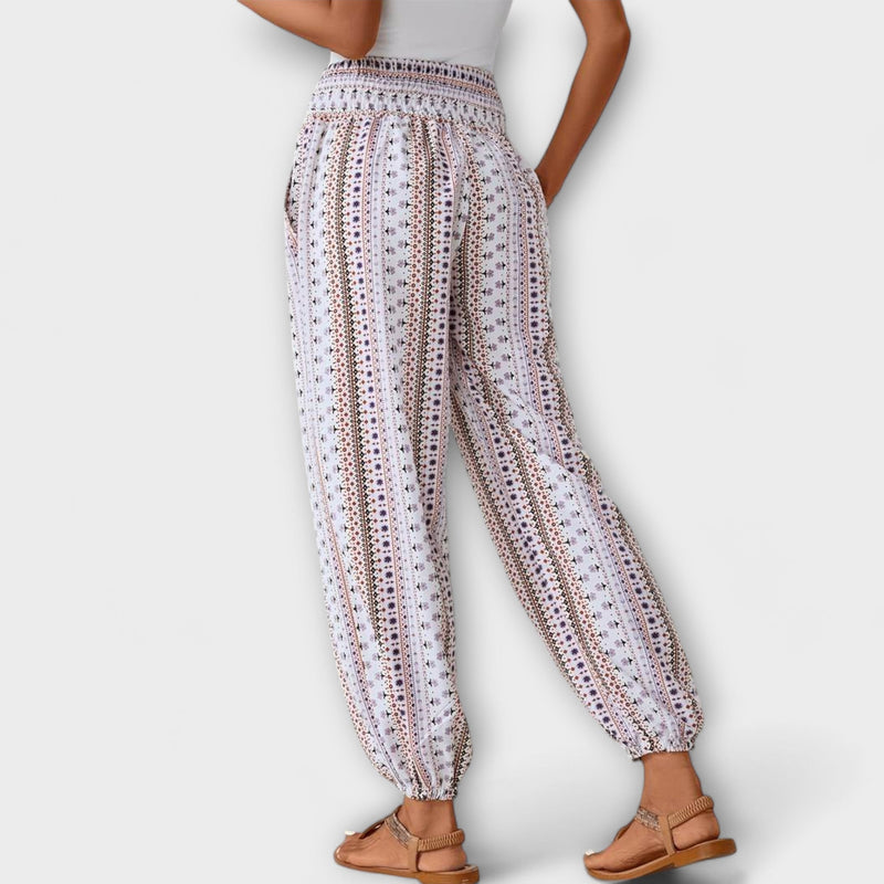 Scarlett - Pantaloni con grafica etnica