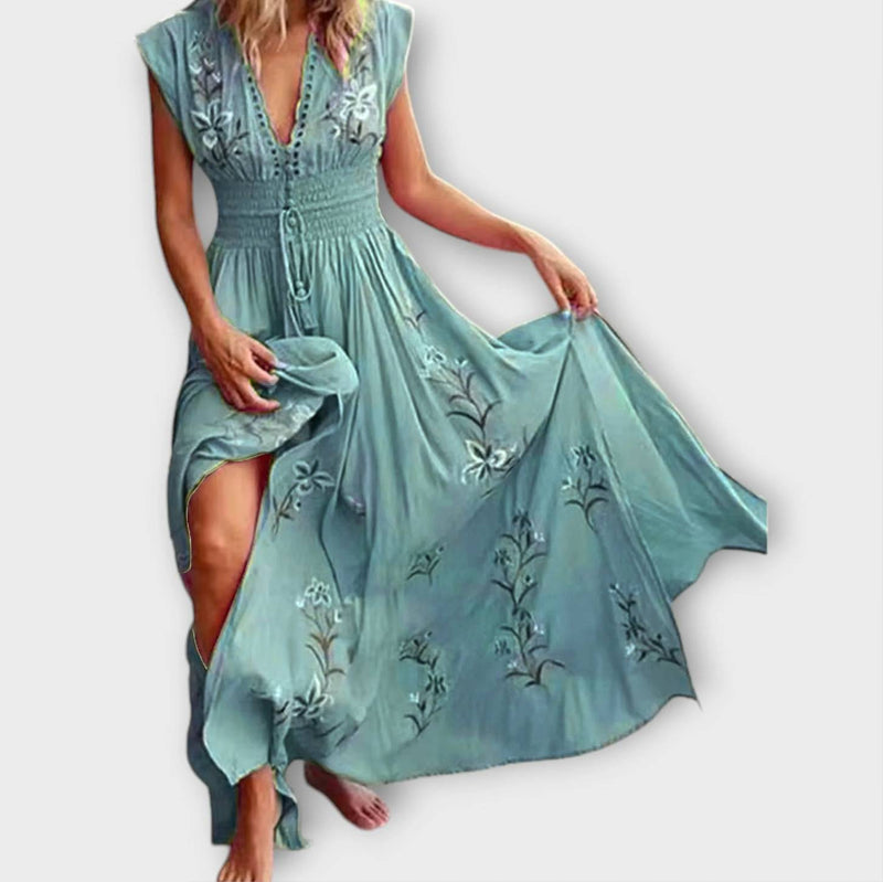 Felizia – Vestito Boho con incantevoli ricami