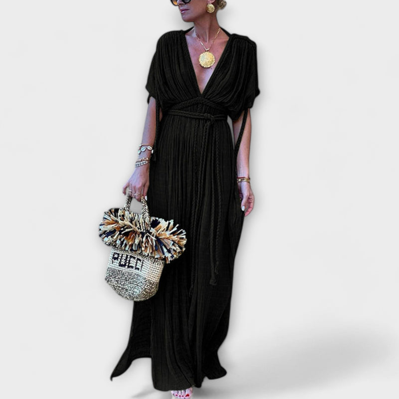 Vestito Maxi Kimono in Stile Greco