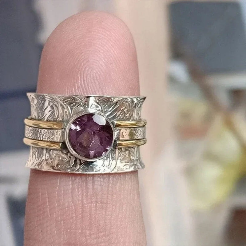Anello di Meditazione in Cristallo Bohemio