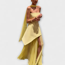 Goldie - Maxivestito in Chiffon