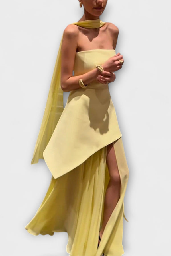 Goldie - Maxivestito in Chiffon