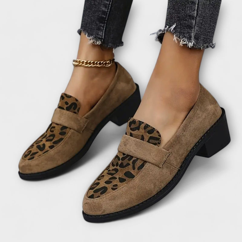 Karla - Scarpe eleganti da donna con stampa leopardata