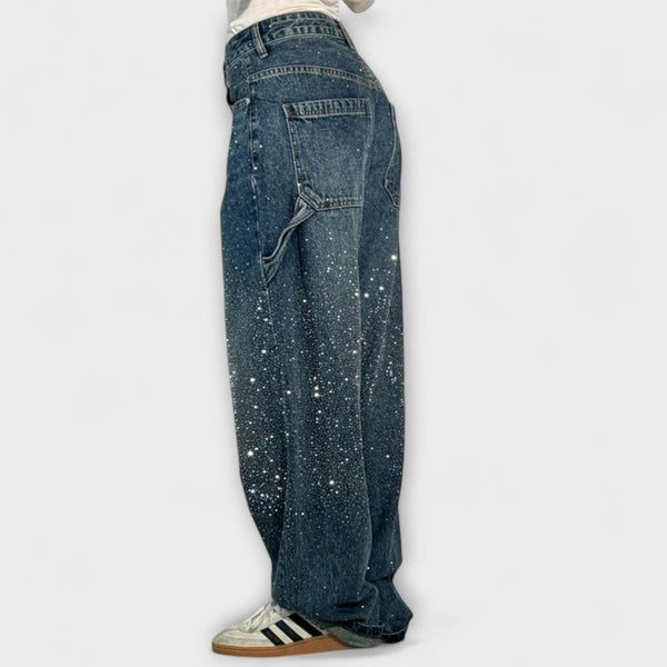 Fable - Jeans in Denim Lucido Stile Balloon Carpenter