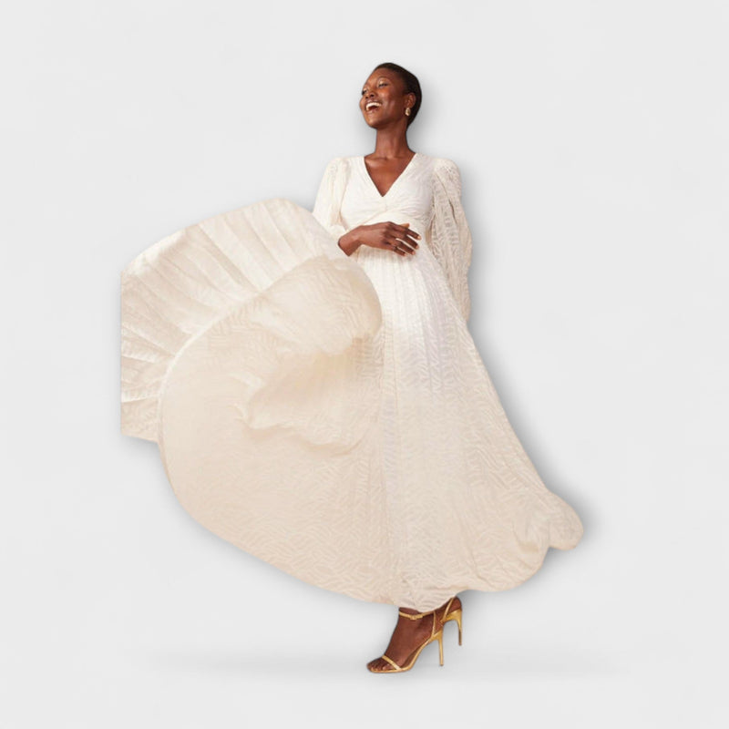 Elsa - Vestito Maxi Crema di Allegory