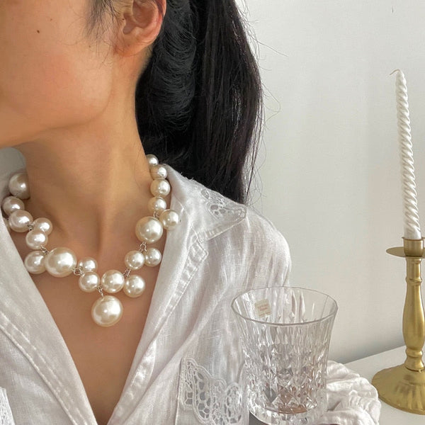 Incantevole collana di perle