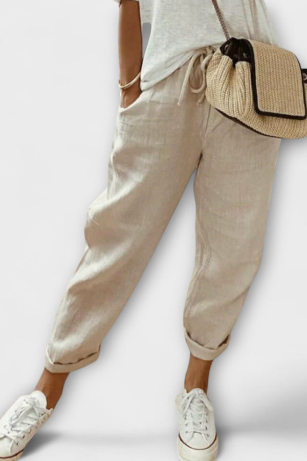 Bibi - Pantaloni in lino moderni e casual