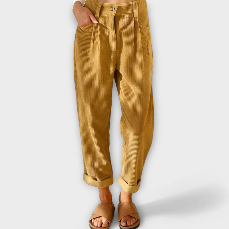 Jana - Pantaloni in velluto moderni
