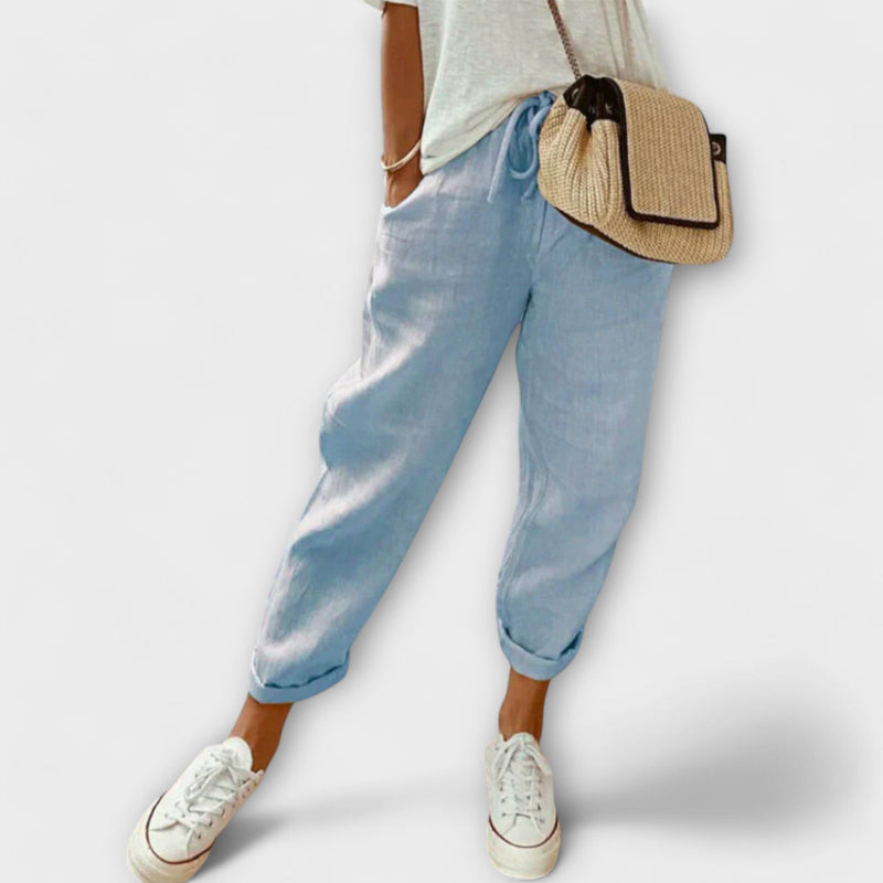 Bibi - Pantaloni in lino moderni e casual