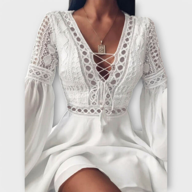 Skadi - Vestito Boho Corto