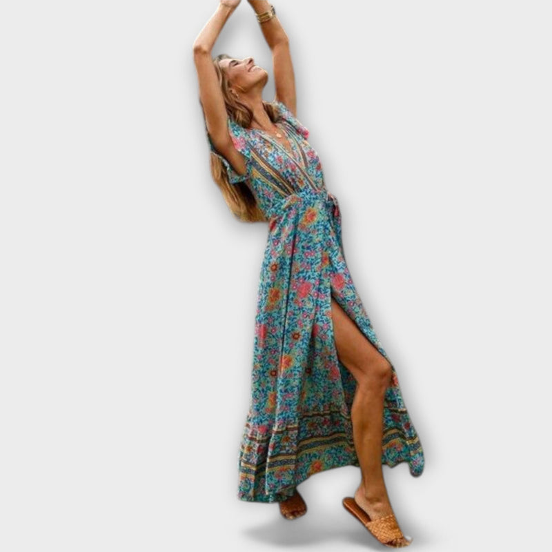 Shylin Boho Maxivestito