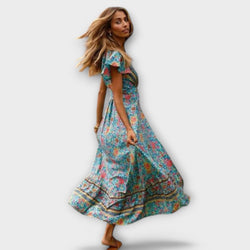 Shylin Boho Maxivestito