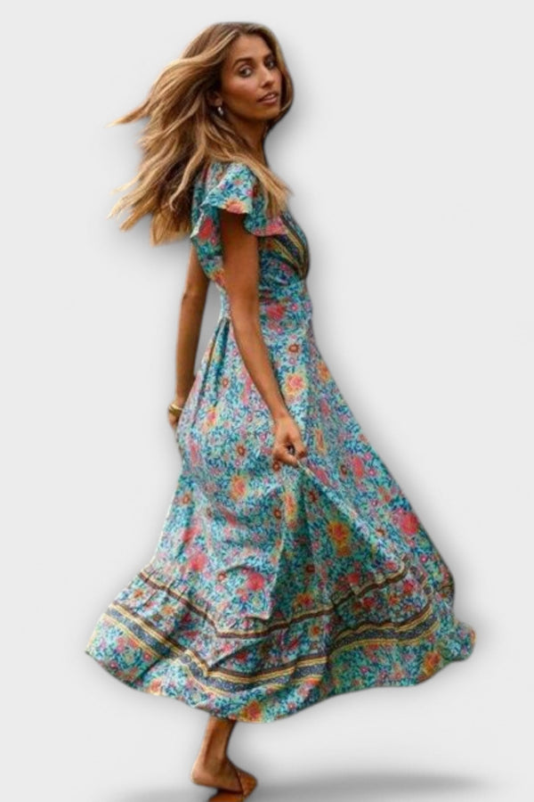 Shylin Boho Maxivestito