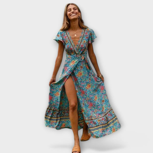 Shylin Boho Maxivestito