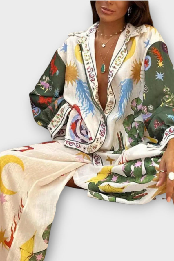 Stella - Elegante completo di due pezzi per donna