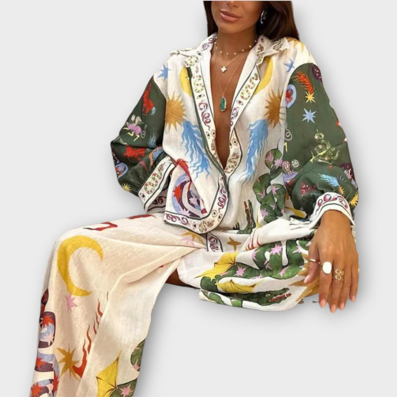 Stella - Elegante completo di due pezzi per donna