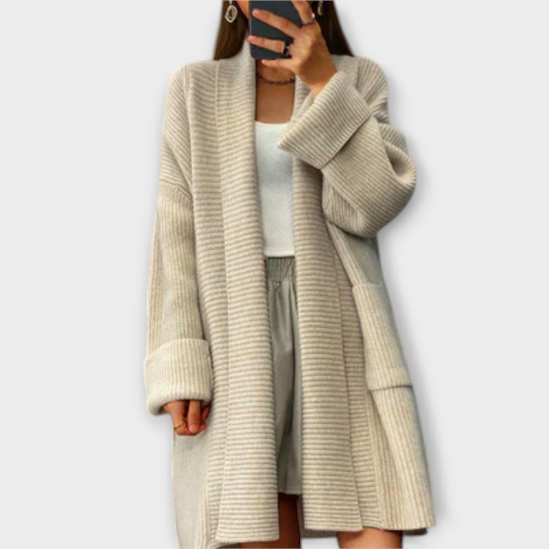 Euphemia - Cardigan in maglia lunga
