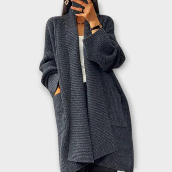 Euphemia - Cardigan in maglia lunga