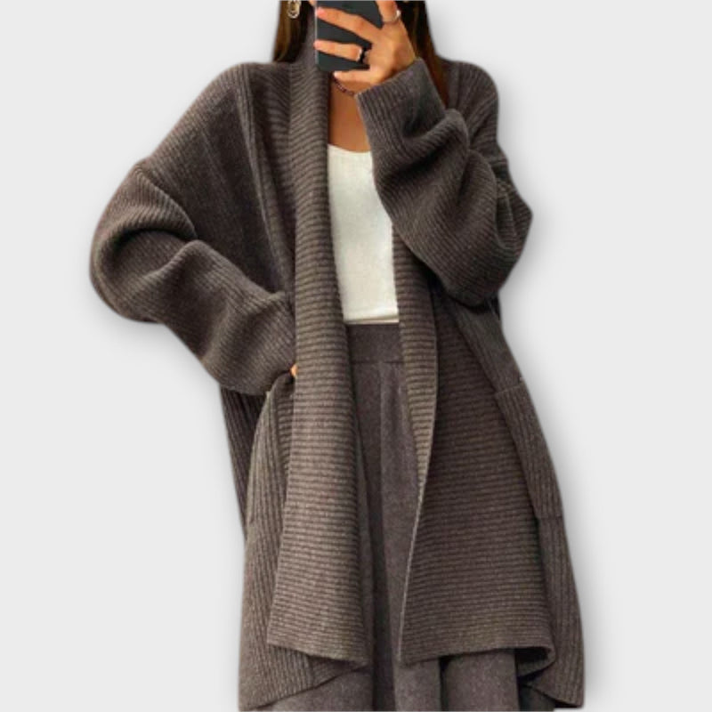 Euphemia - Cardigan in maglia lunga