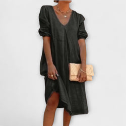 Fanny - Elegante vestito estivo con dettagli in pizzo
