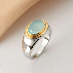 Anello Retro di Luna Verde