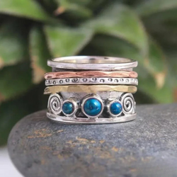 Anello meditativo bohémien