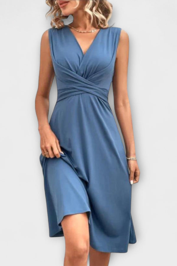 Lina - Vestito Estivo con Scollatura Incrociata