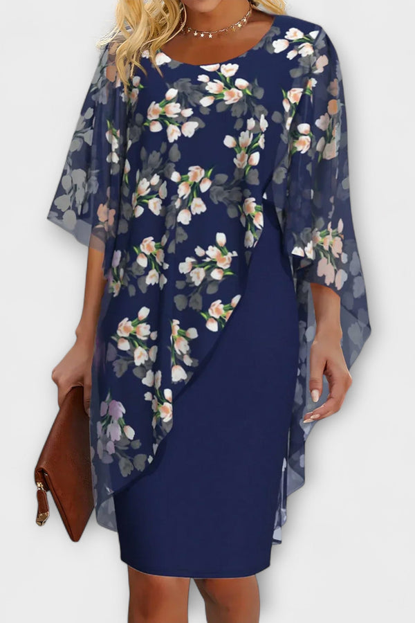 Lyanna - Vestito in Chiffon Floreale per Donne