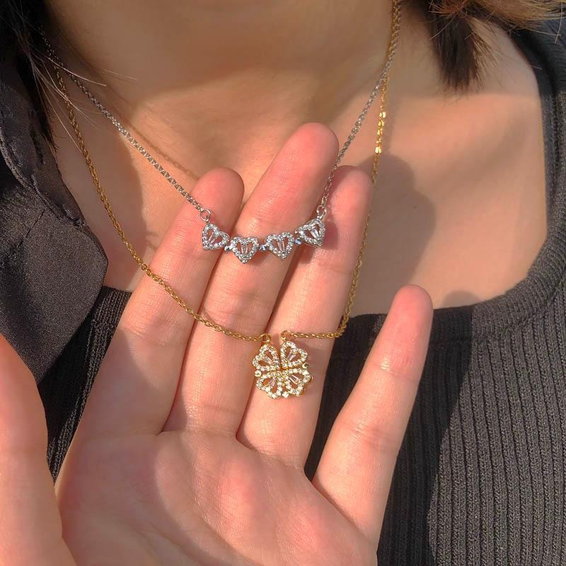 Collana quadrifoglio