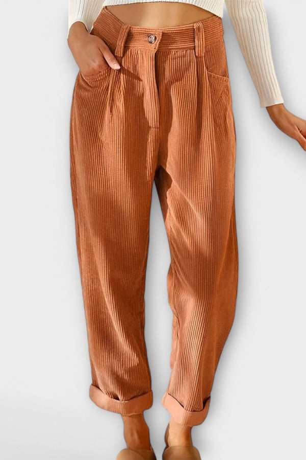 Jana - Pantaloni in velluto moderni