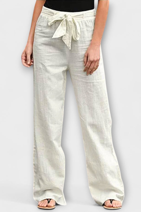 Loreen - Pantaloni in lino leggeri