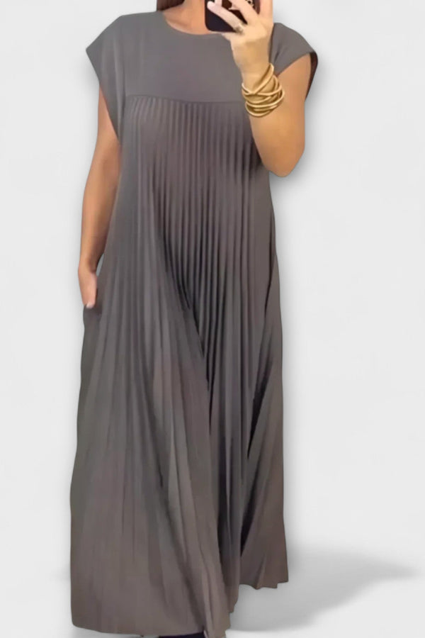 Zairelle – Elegante vestito plissettato