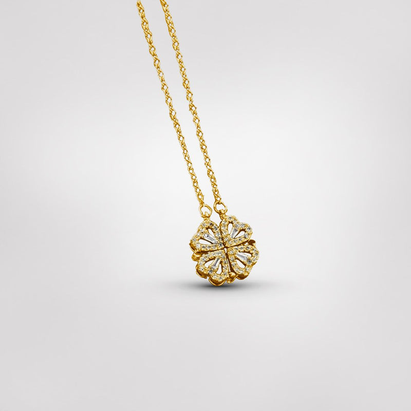 Collana quadrifoglio