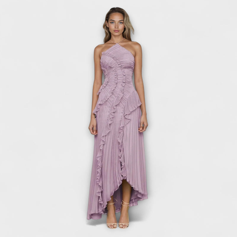 Elisia - Elegante vestito lungo senza maniche