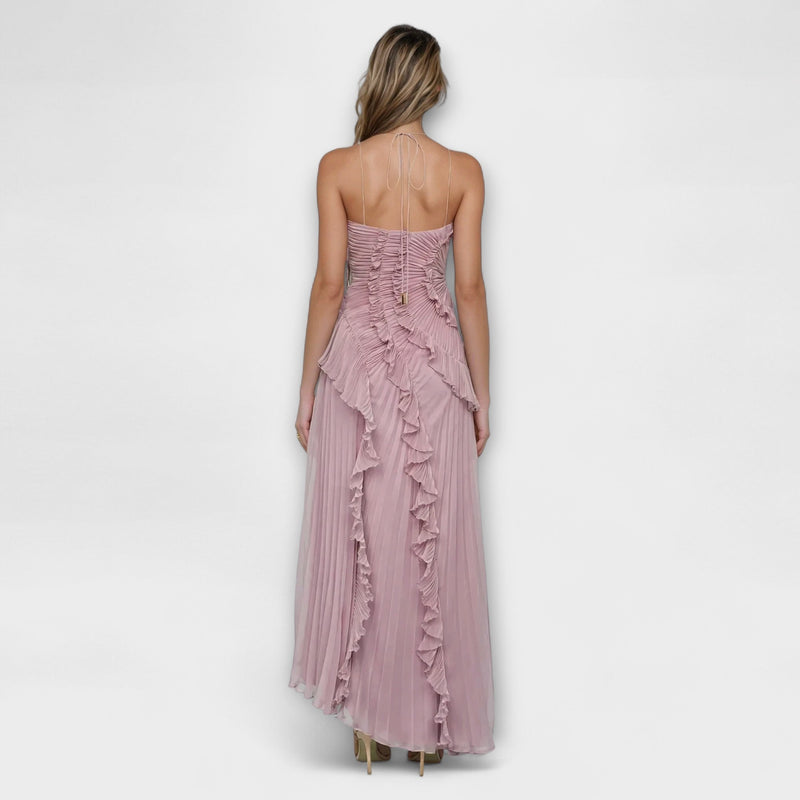 Elisia - Elegante vestito lungo senza maniche