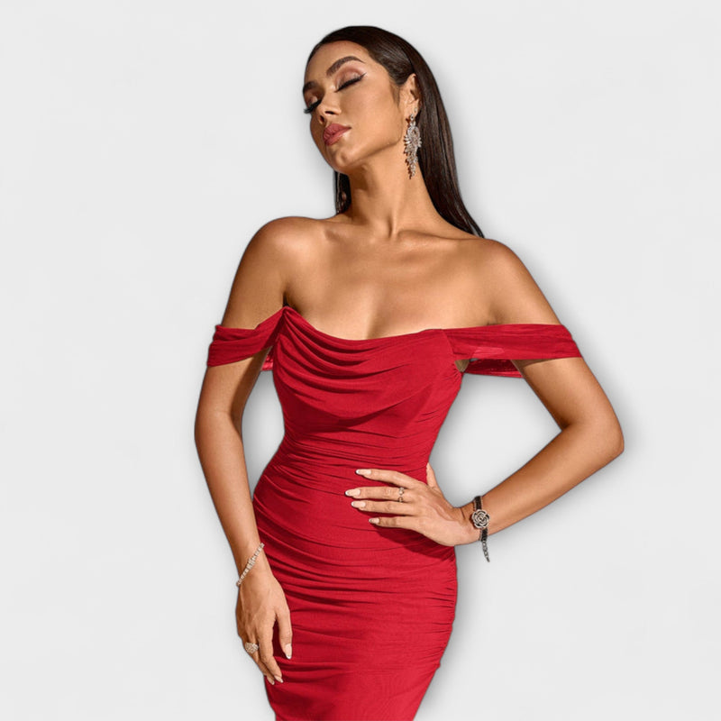 Ione - Vestito Bodycon con Spalle Scoperte