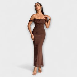 Ione - Vestito Bodycon con Spalle Scoperte