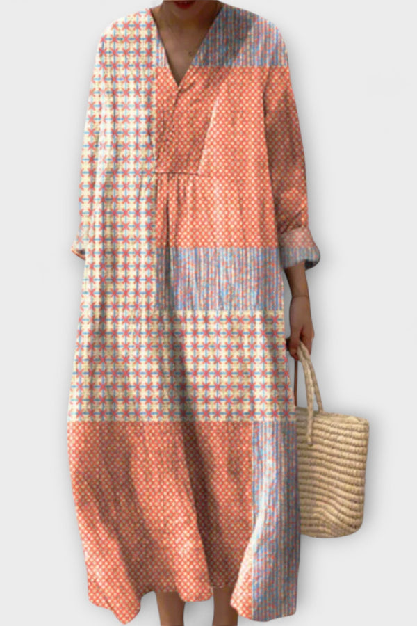 Bethany - Abito elegante con design geometrico