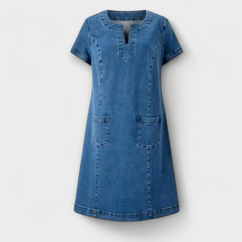 Mathea - Vestito in Denim Morbido