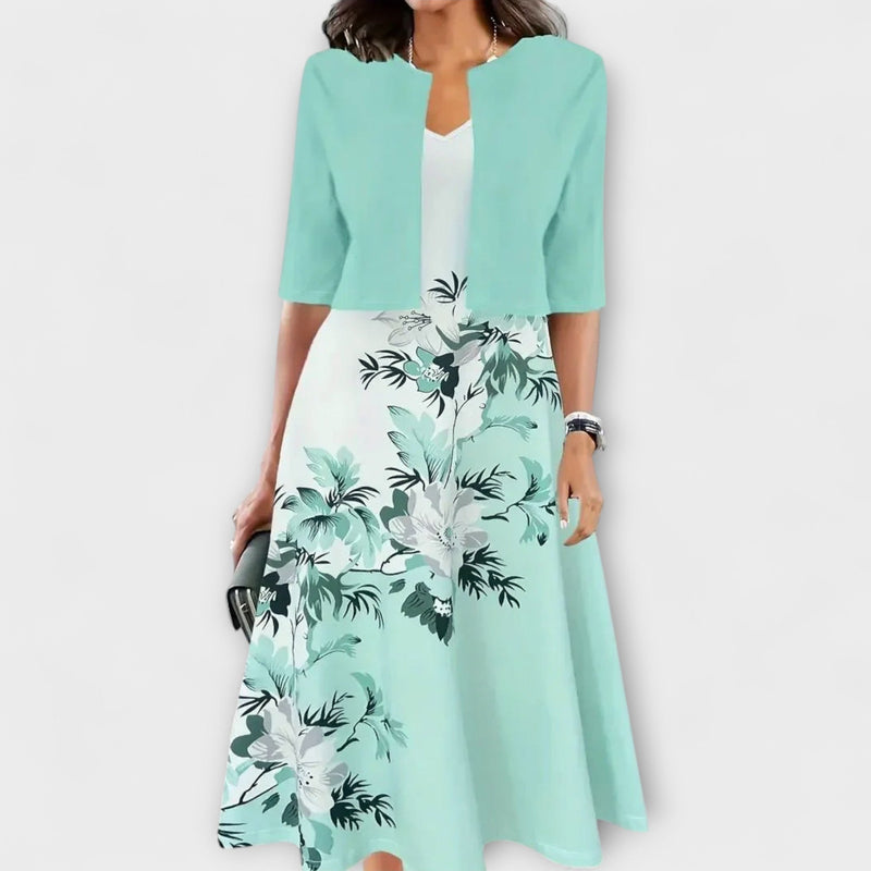 Abito Midi per Donne con Blazer
