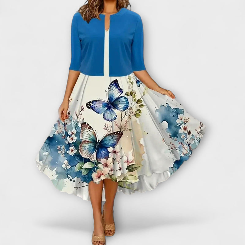 Abito Midi per Donne con Blazer