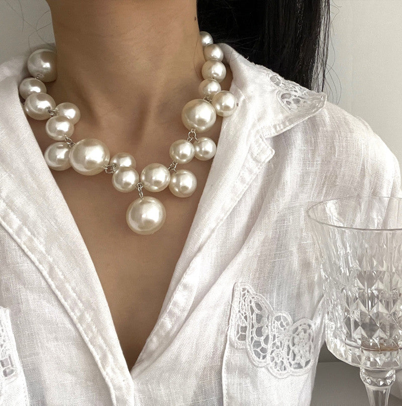 Incantevole collana di perle