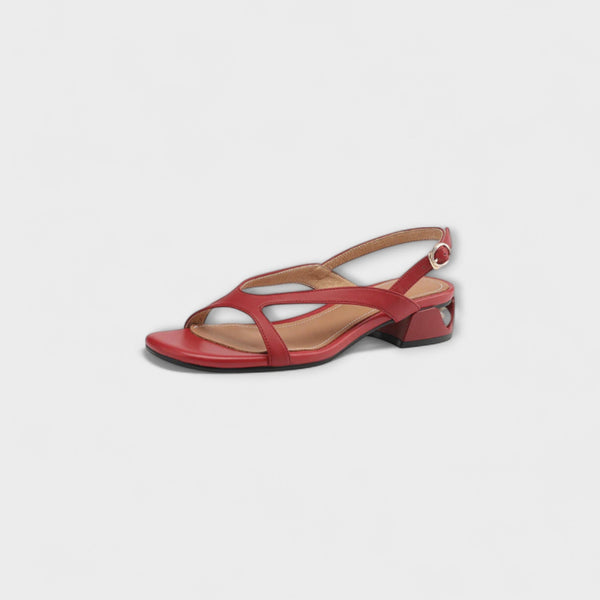 Evelyn - Eleganti Sandali Piani Minna con Finitura Raffinata