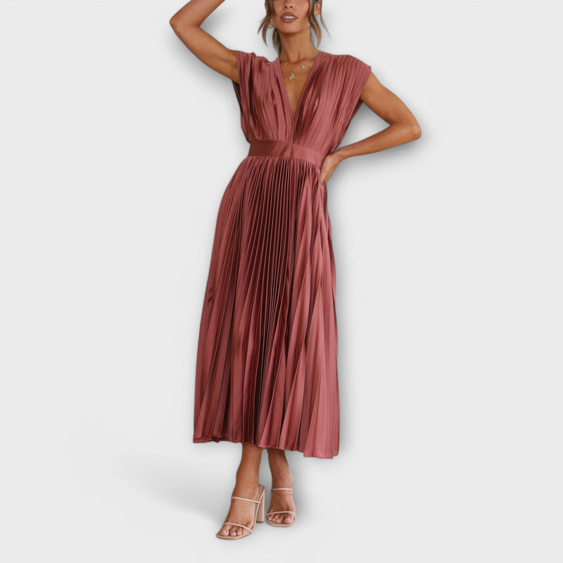 Maria - Abito plissettato elegante