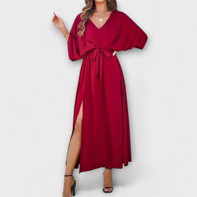 Sabrina - Vestito maxi con scollo a V
