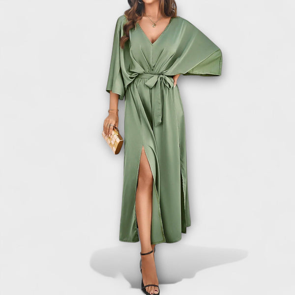 Sabrina - Vestito maxi con scollo a V