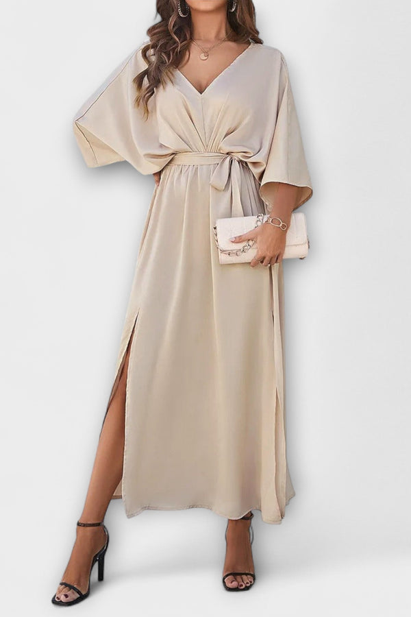 Sabrina - Vestito maxi con scollo a V