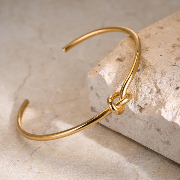 Bracciale regolabile con nodo vintage