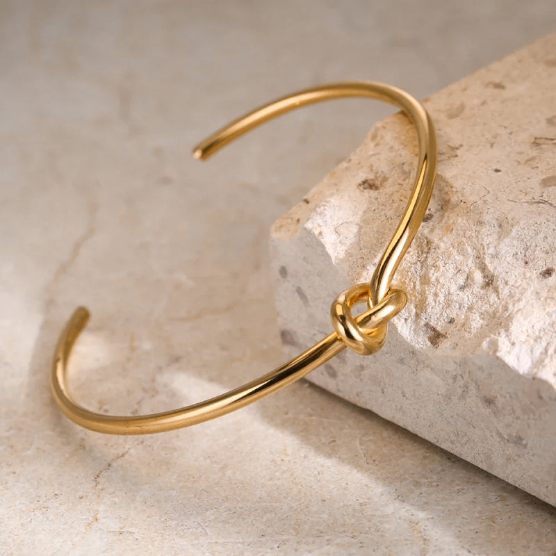 Bracciale regolabile con nodo vintage
